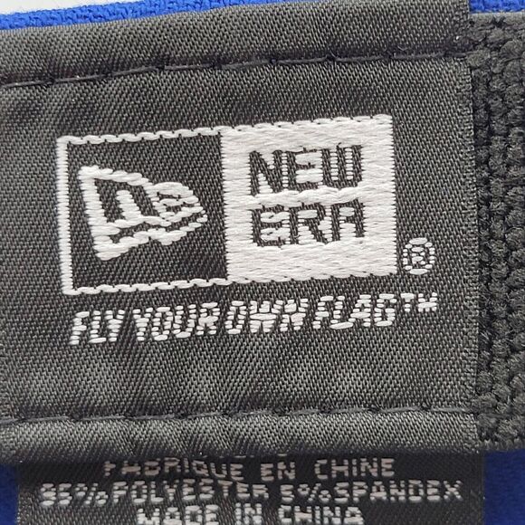 New Era Unisex Adult Large XL 39Thirty Hat Stretch Fit Blue Blank Cap - Picture 9 of 10